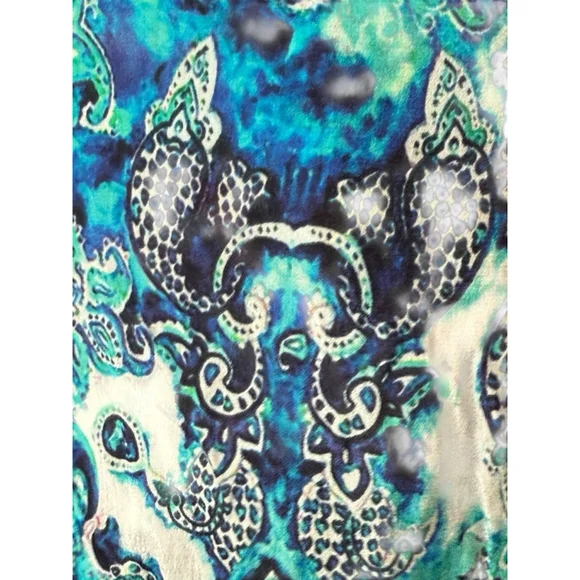 Narcisa Lang Silk Viscose Multicolor Maxi Dress One Size - Picture 12 of 15